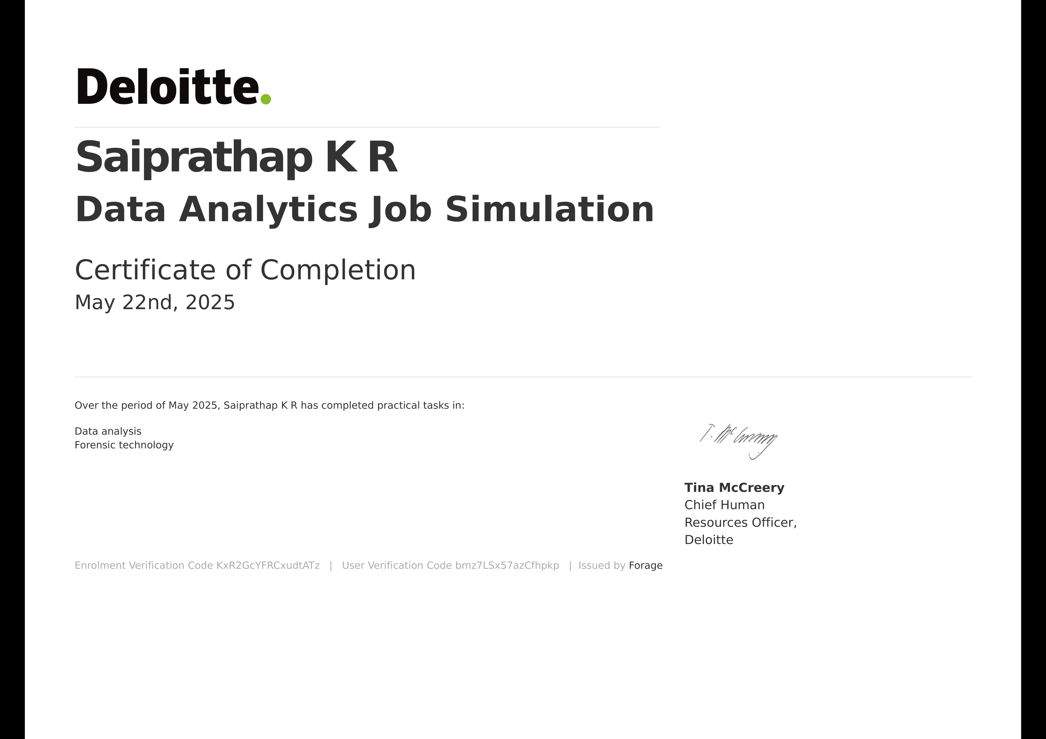 Deloitte Data Analytics